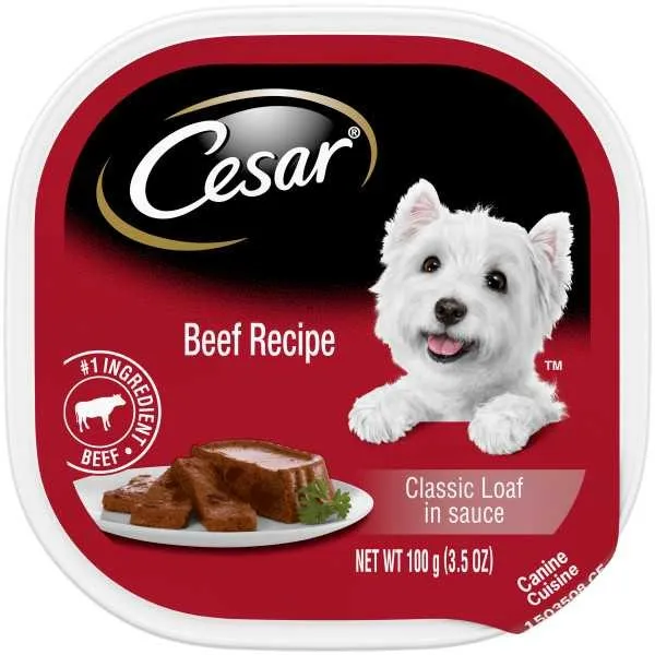 24/3.5 oz. Cesar With Beef In Meaty Juices - Dog/Cat Supplements